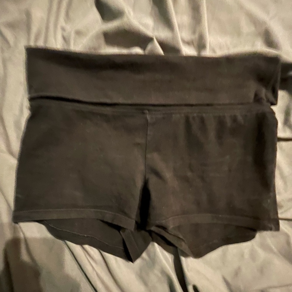 Victoria Secrets/Pink Black spandex shorts
